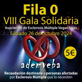 Fila cero VIII gala soldaria Asociación de Esclerosis Múltiple Vegas Bajas