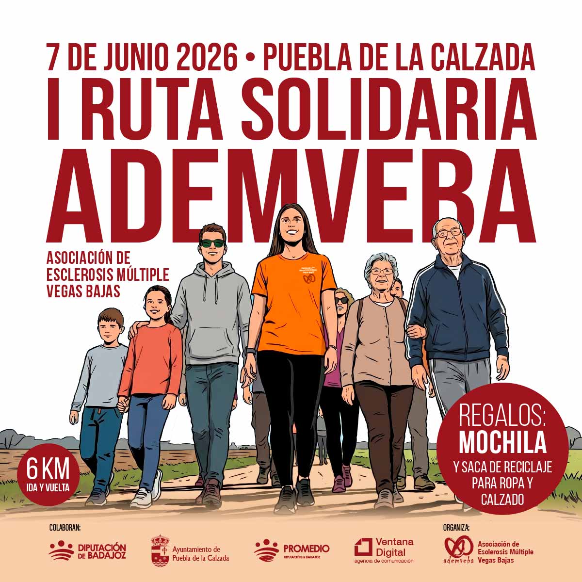Inscripción I Ruta Solidaria Ademveba 2026
